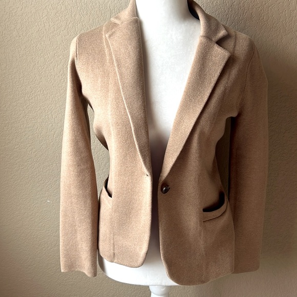 NWT J crew Factory petite schoolboy sweater blazer, size small petite - Picture 2 of 11